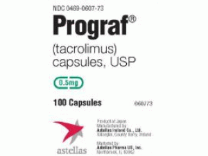 无水他克莫司胶囊Prograf capsules 0.5mg(tacrolimus)说明书