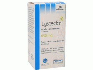 Lysteda Tablets 650mg（tranexamic acid，氨甲环酸片）说明书