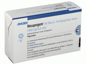 非格司亭预充注射器Neupogen 48Mio Fertigspr 480ug/0.5ml(Filgrastim)说明书
