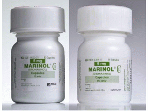 屈大麻酚胶囊Marinol Capsules 5mg(Dronabinol)说明书