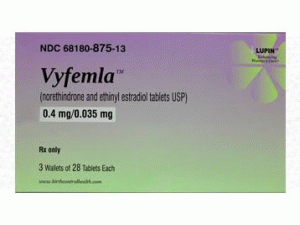 炔诺酮和乙炔雌醇复合片(Vyfemla 0.4mg/0.035mg Tab 3X28)说明书