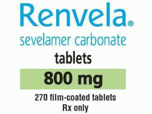 碳酸司维拉姆薄膜包衣片(Renvela Film-coated tablets)