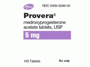 醋酸甲羟孕酮片(Provera Tablets 5mg)说明书