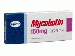 利福布汀胶囊Mycobutin Kapseln 150mg(Rifabutin)说明书