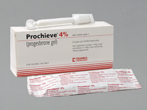 Prochieve 4% gel 45mg(progesterone vaginal 黄体激素凝胶)说明书