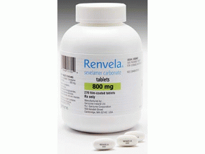 碳酸司维拉姆薄膜包衣片(Renvela 800mg filmcoated tablets)