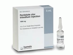 (齿状锌三钠注射液)Pentetate Zinc Trisodium2020年全球最新价格
