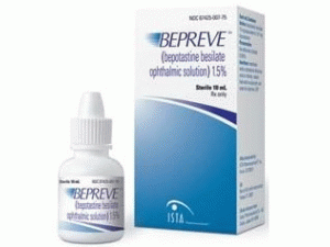 苯磺酸贝泊司汀滴眼液(Bepreve ophthalmic solution) 说明书