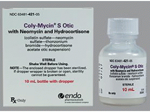 新霉菌/大肠杆菌/氢化可的松/汤森(COLY-MYCIN S OTIC )说明书
