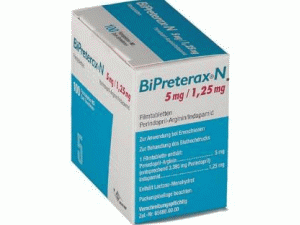 培哚普利精氨酸/吲达帕胺组合薄膜片中英文说明书-BiPreterax N 5mg/1.25mg