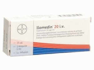 伊洛前列素注射液（Iloprost）-伊洛前列素说明书-Ilomedin Inf Konz 20mcg/ml i.v.1ampoule X 1ml