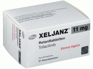 枸橼酸托法替尼缓释片（tofacitinib）-枸橼酸托法替尼中英文说明书-Xeljanz 11mg Retardtabletten 91×11mg
