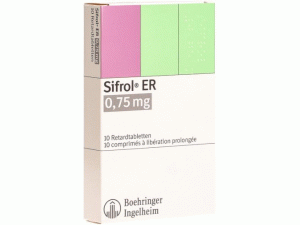 盐酸普拉克索缓释片-普拉克索说明书-Sifrol ER Retard Tabletten 3mg