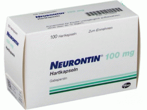 加巴喷丁胶囊（gabapentin）说明书- Neurontin 100ST×100mg Kapseln