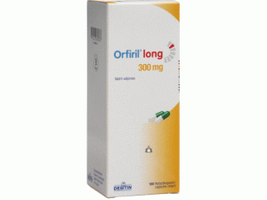 丙戊酸钠缓释胶囊说明书_Orfiril_sodium valproate