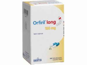 丙戊酸钠缓释胶囊说明书_Orfiril_sodium valproate